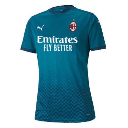 Camiseta AC Milan 3ª Mujer 2020-2021 Azul